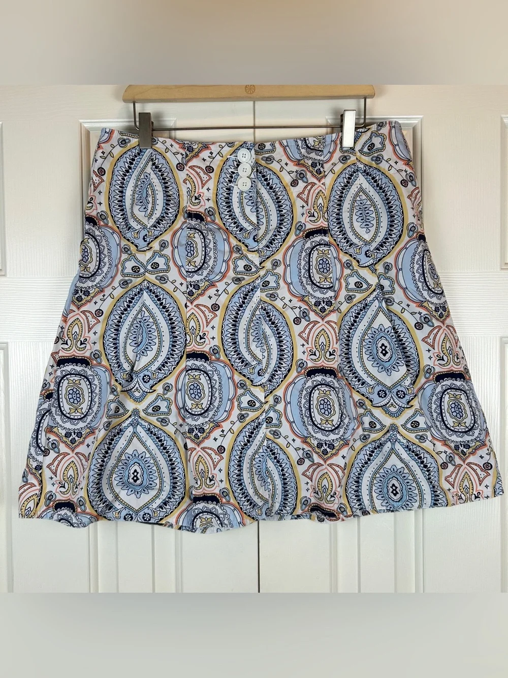 Ann Taylor Loft Paisley Mini Skirt